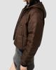 Miu Miu Women's Cropped Ripstop Down Jacket - 3