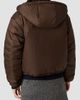 Miu Miu Women's Cropped Ripstop Down Jacket - 4