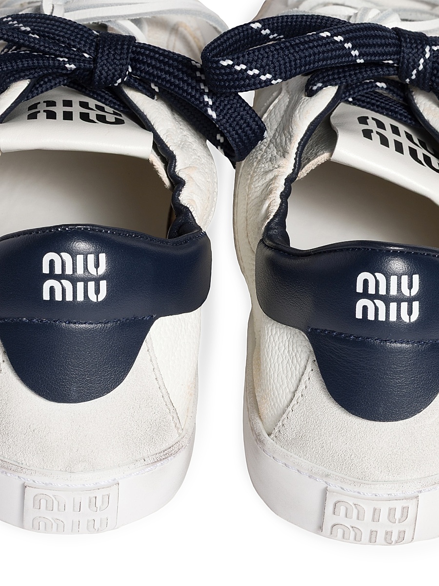 Miu Miu - Women's Deco Leather Sneakers