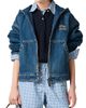 Miu Miu Women's Denim Hoodie Jacket - 2
