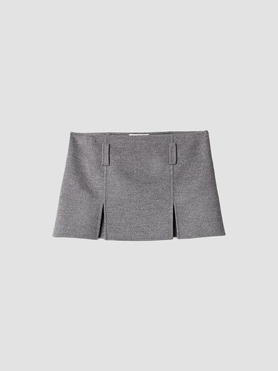 Miu Miu Women's Double Cashmere And Wool Mini Skirt