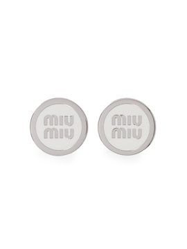 Miu Miu Women's Enameled Metal Earrings