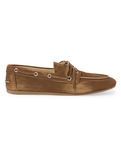 Miu Miu Women's Faded Unlined Suede Loafers