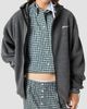 Miu Miu Women's Fleece Zippered Hoodie Jacket - 3