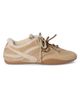 Miu Miu Women's Gymnasium Suede and Shearling Sneakers - 1
