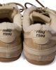 Miu Miu Women's Gymnasium Suede and Shearling Sneakers - 2