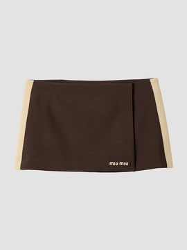 Miu Miu Women's Kid Mohair Mini Skirt