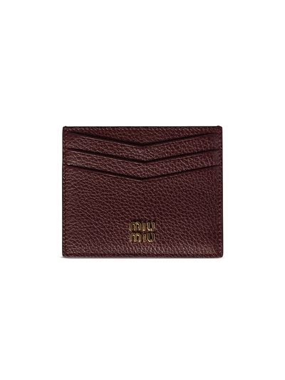 Miu Miu Women's Leather Card Holder