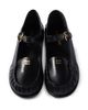 Miu Miu Women's Leather Loafers with Strap - 2