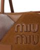 Miu Miu Women's Leather Patchwork Beau Top Handle Bag - 7