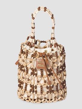 Miu Miu Women's Mesh Bucket Bag