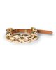 Miu Miu Women's Metal and Leather Bracelet - 5