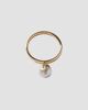 Miu Miu Women's Metal and Pearl Ring - 1