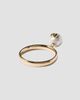 Miu Miu Women's Metal and Pearl Ring - 2