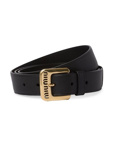 Miu Miu Women's Nappa Leather Belt