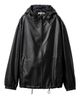 Miu Miu Women's Nappa Leather Hoodie Jacket - 1