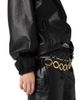 Miu Miu Women's Nappa Leather Hoodie Jacket - 4