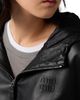 Miu Miu Women's Nappa Leather Hoodie Jacket - 5