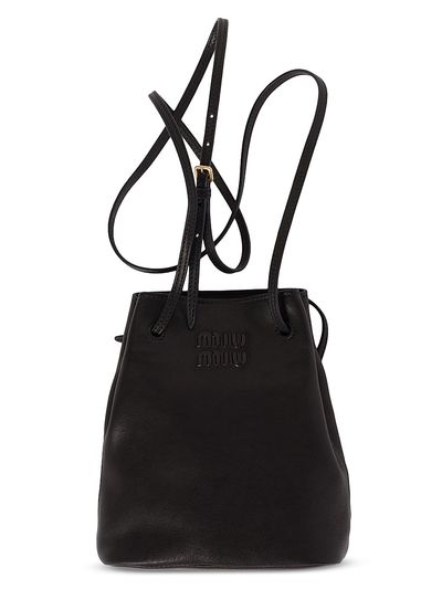 Miu Miu Women's Nappa Leather Mini Bucket Bag