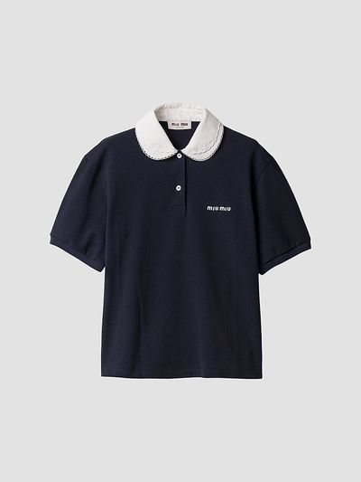 Miu Miu Women's Piqué Polo Shirt