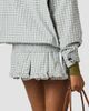 Miu Miu Women's Pleated Check Mini Skirt - 4