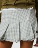 Miu Miu Women's Pleated Check Mini Skirt - 5