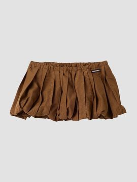 Miu Miu Women's Pleated Gingham Check Mini Skirt