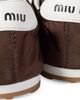 Miu Miu Women's Plume Technical Fabric and Suede Sneakers - 3