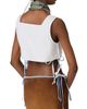 Miu Miu Women's Poplin Crop Top - 3