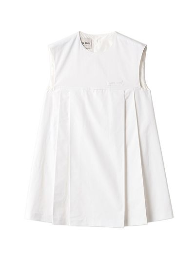 Miu Miu Women's Poplin Mini-Dress