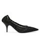 Miu Miu Women's Ruches Mesh Fabric Pumps - 1