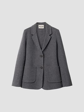 Miu Miu Women's Single-Breasted Double Wool Jacket