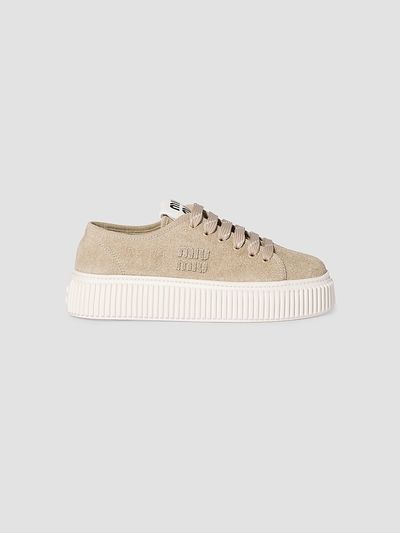 Miu Miu Women's Suede Sneakers