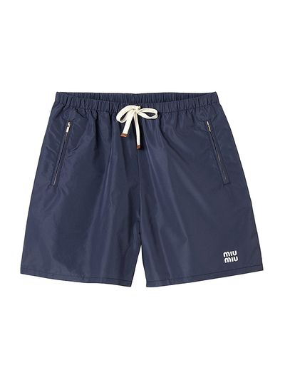 Miu Miu Women's Technical Fabric Bermuda Shorts