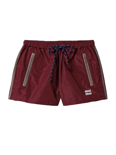Miu Miu Women's Technical Fabric Shorts