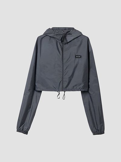 Miu Miu Women's Technical Fabric Wind-Breaker