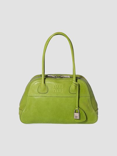 Miu Miu Women's Vivant Leather Top Handle Bag