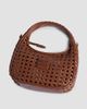 Miu Miu Women's Wander Woven Leather Top Handle Bag - 7