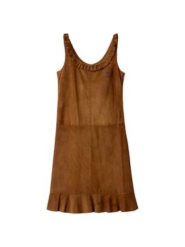 Miu Miu Women's Waxed Suede Dress
