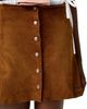 Miu Miu Women's Waxed Suede Miniskirt - 6
