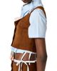 Miu Miu Women's Waxed Suede Top - 4