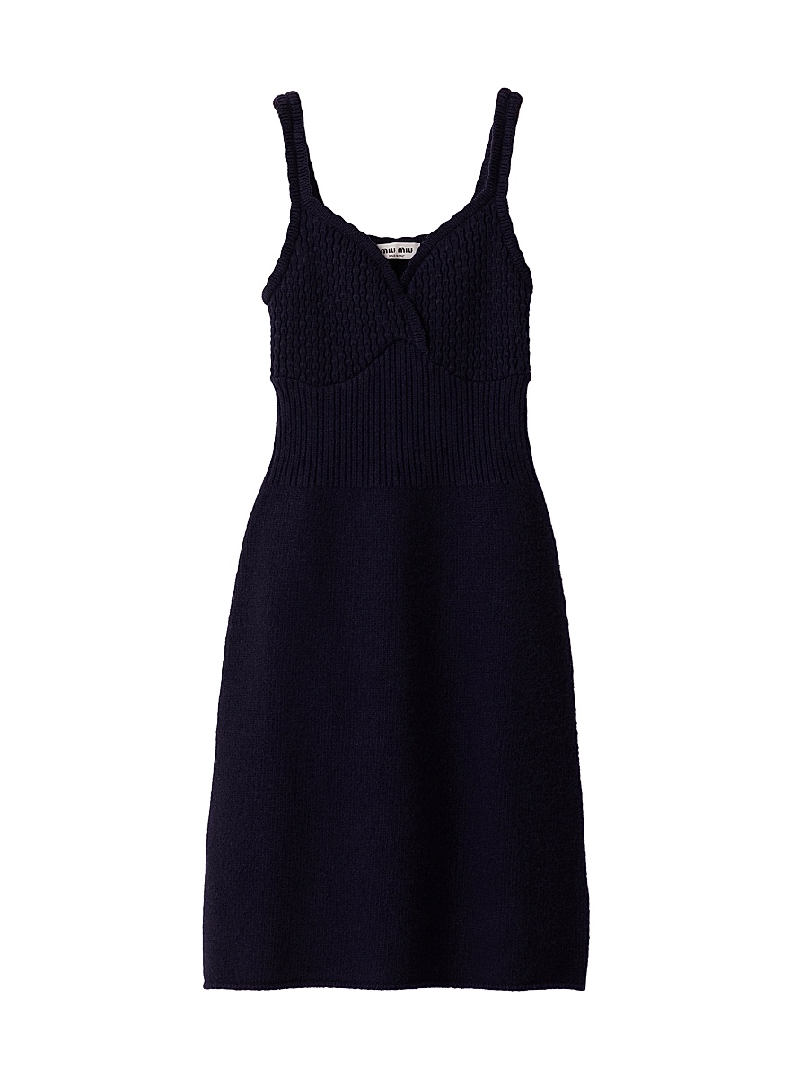Miu Miu - Women's Wool Knit Tank Dress