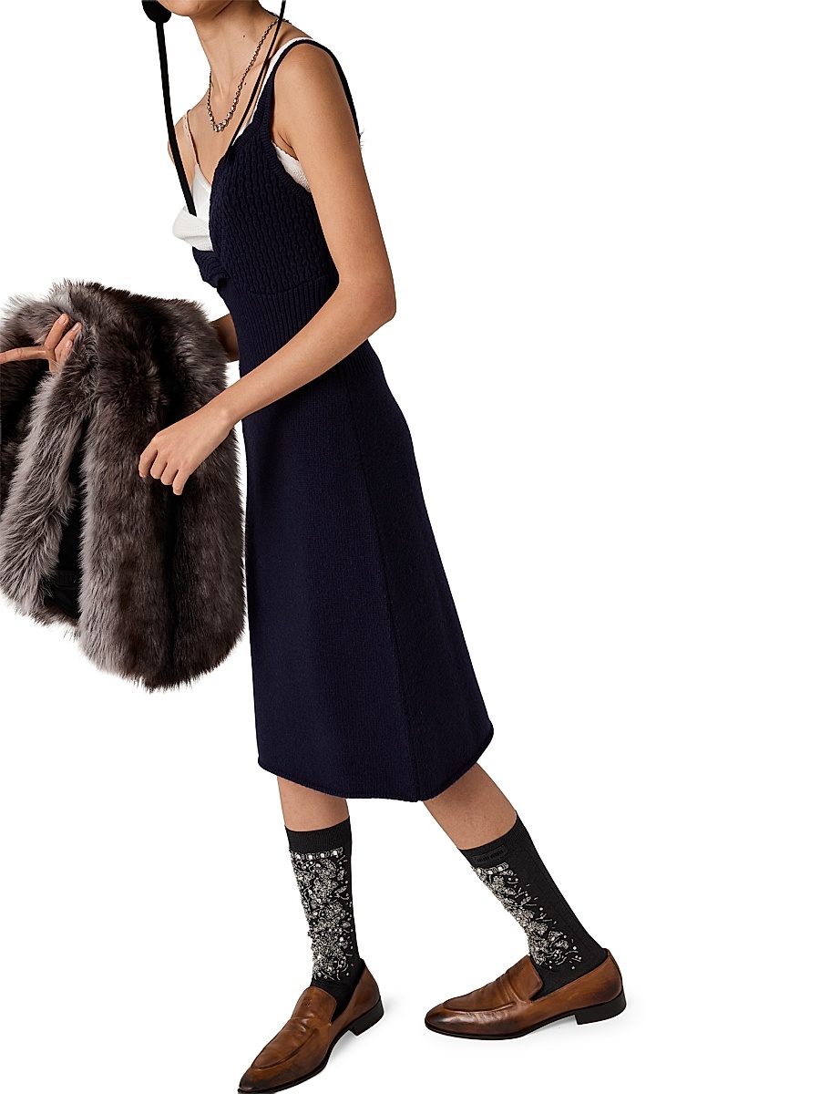 Miu Miu - Women's Wool Knit Tank Dress