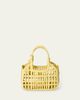 Miu Miu Woven Leather Top-Handle Bag - 3