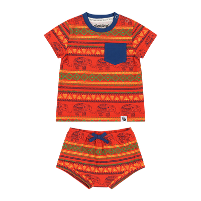 Mixed Up Clothing Mixed Up Clothing Suave Baby Tee and Bloomer Shorts Set