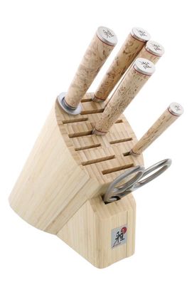 MIYABI MIYABI Birchwood 7-Piece Knife Block Set