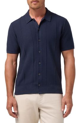 Mizzen+Main Mizzen+Main Ashe Cotton Blend Performance Button-Up Sweater