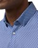 Mizzen+Main Mizzen+Main Halyard Trim Fit Diamond Short Sleeve Performance Button-Up Shirt - 2