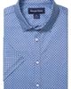 Mizzen+Main Mizzen+Main Halyard Trim Fit Diamond Short Sleeve Performance Button-Up Shirt - 3