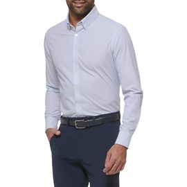 Mizzen+Main Mizzen+Main Leeward Microprint Stretch Performance Button-Down Shirt
